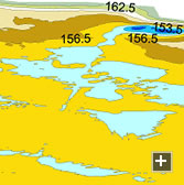 river crossing sonar rendered data